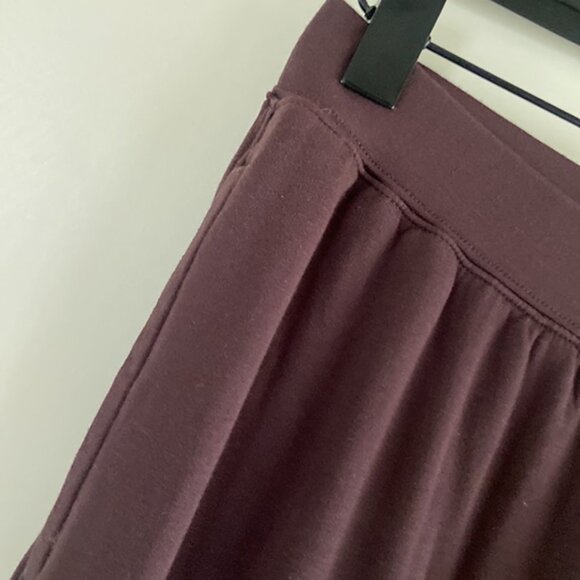 Kit and Ace Brushed French Terry Wide Lounge Pants - Picture 3 of 12